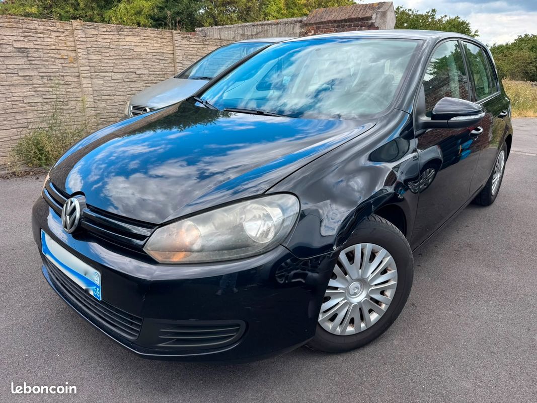 VW golf 6 VI 1.6 tdi 105 ch 2010 221 000 kms gps clim auto parfait etat (image 1)
