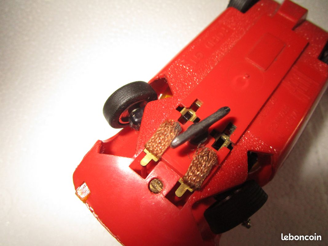 Voiture Miniature Jouef Panaméricaine Rouge N°2 - Fonctionne Sans Clé - Occasion