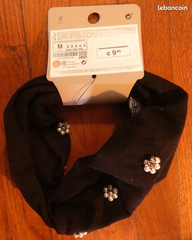 Bandeau noir Zara Accessories Taille M NEUF (image 5)
