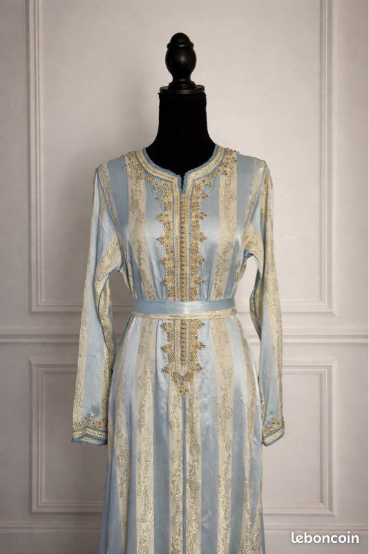 Caftan Marocain Jawhara Pour Mariage - Couleur Violet, Taille Unique, Long, Neuf Avec étiquettes