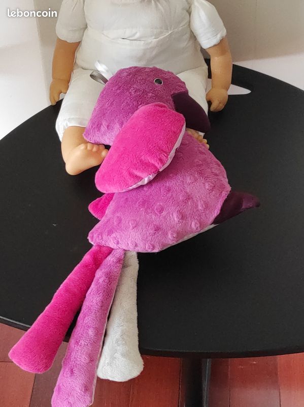 🦜 Peluche faite main – Thème perroquet – Multicolore 🌈 (image 3)