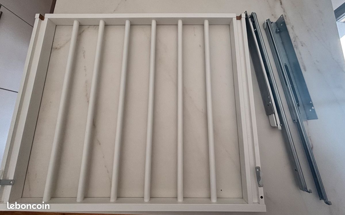 KOMPLEMENT IKEA Porte-pantalons coulissant blanc 704.465.40 (image 2)