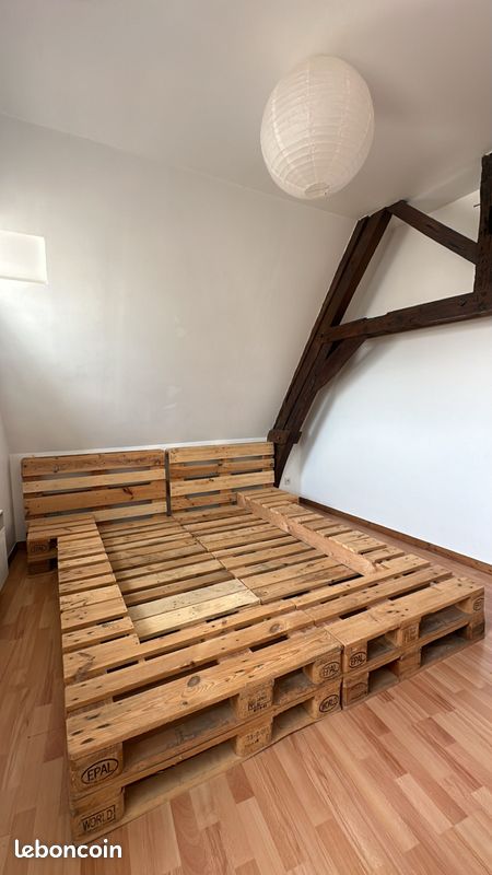 Sommier en palette 140x200cm (image 1)