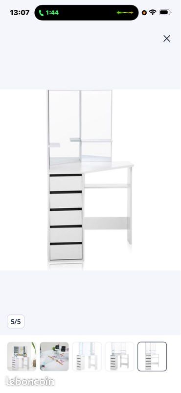 Coiffeuse avec miroir (image 3)