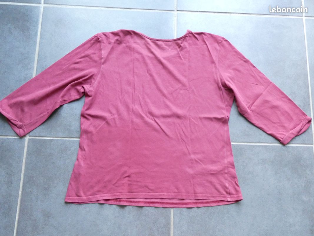 T-shirt femme manche ¾ (image 3)