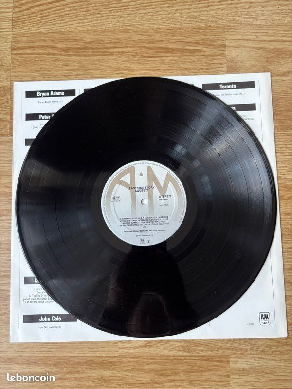 Vinyle 33t SQUEEZE - Eastside Story (image 4)