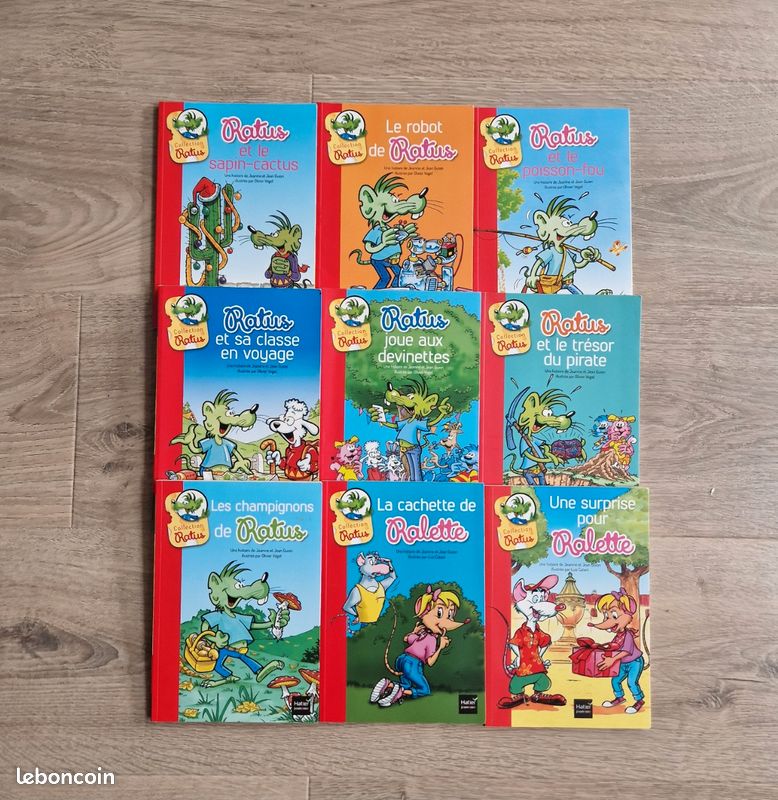 Lot de 9 livres cp Ratus (image 1)