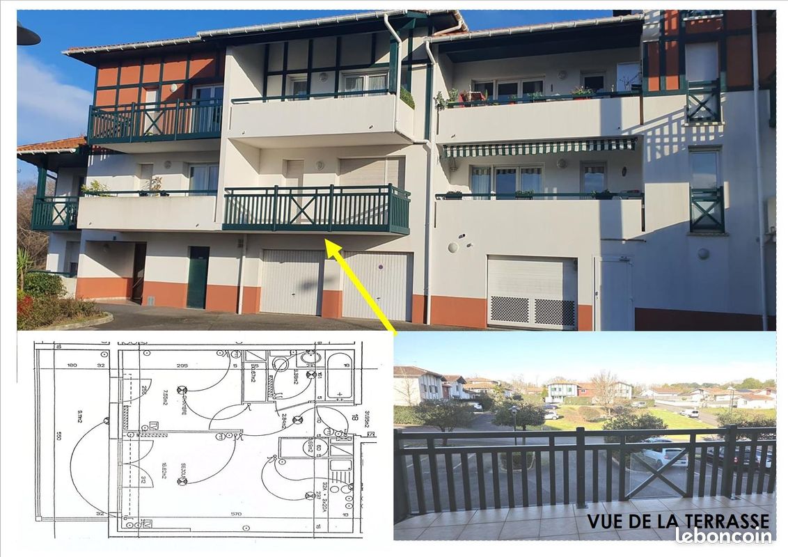 Appartement 2 pièces 32 m² · à Boucau · 32 m² · 164 000 €