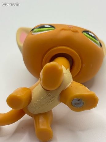 Figurine Petshop Chat Européen N°525-790 Avec Aimant, Occasion