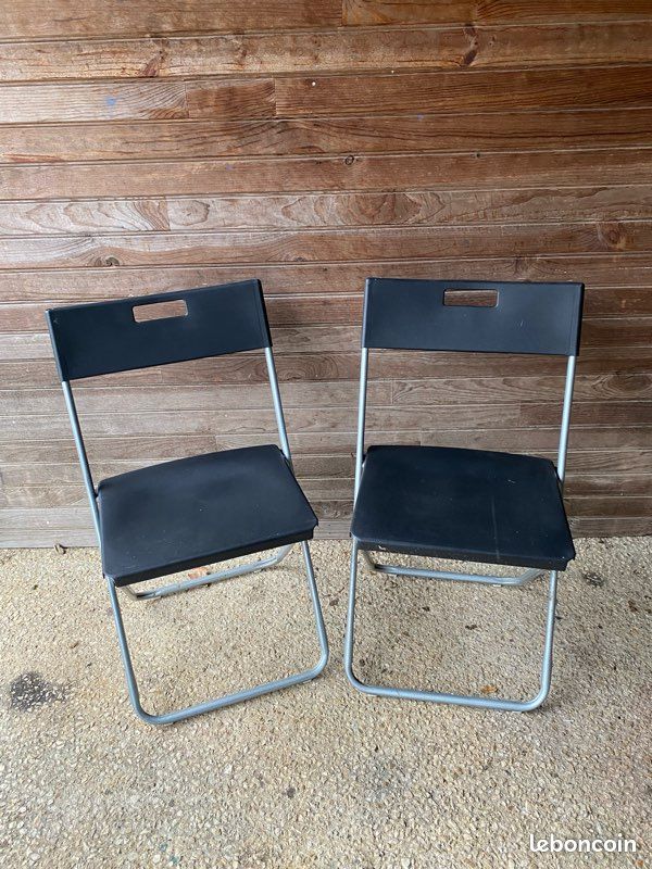 Lot de 2 Chaises pliantes légères (image 1)