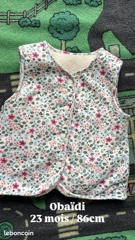 Gilet sans manches réversible Obaïbi (image 1)
