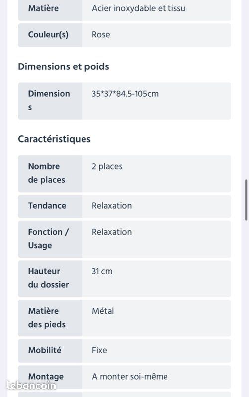 2 Tabouret Bar en Velours (image 6)
