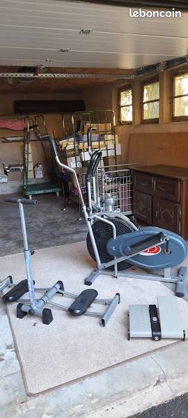 Vélo elliptique + petit matériel de mise en forme (image 2)