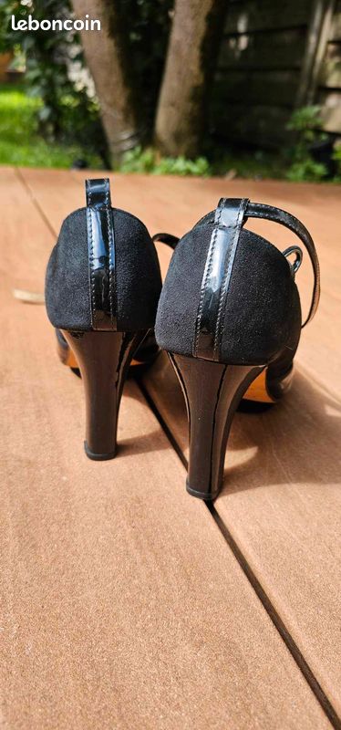 Chaussures à talons Repetto Noir vernis T38 1/2 Mimi (image 4)