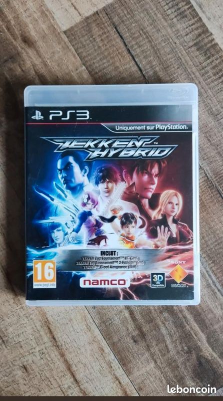 Jeu Tekken Hybrid PS3 - Version PAL FR - Complet Avec Boîte Et Notice (CIB) - Très Bon état