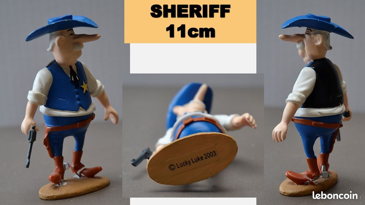 Lucky luke - statuette résine Dr Doxey - Editions Atlas - leblon delienne