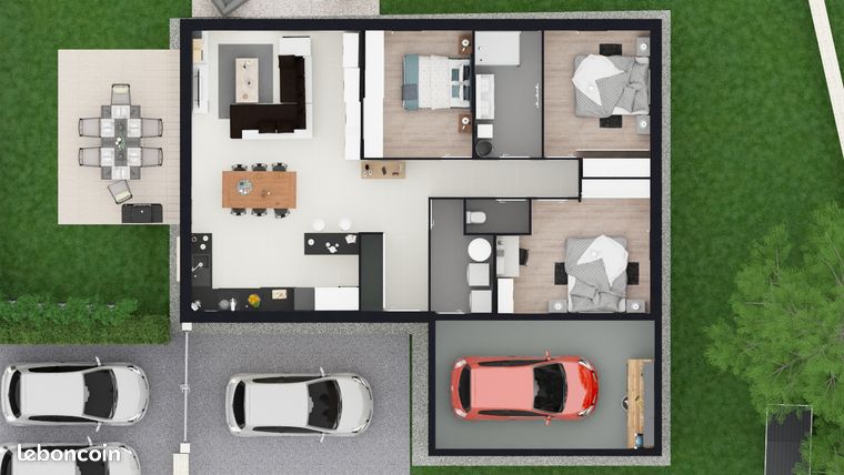 Maison 4 pièces 90 m²