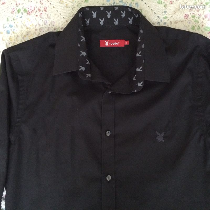 Chemise noire Celio taille S (image 3)