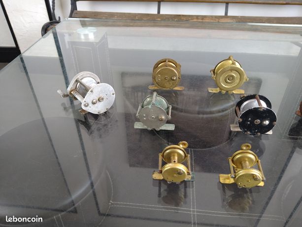 Petit Moulinet Ancien De Collection – Sans Marque – Pêche Eau Douce