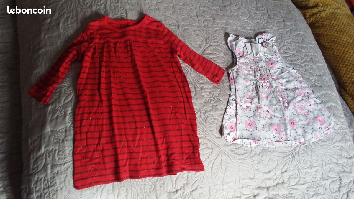Lot de 2 robes bébé (image 1)