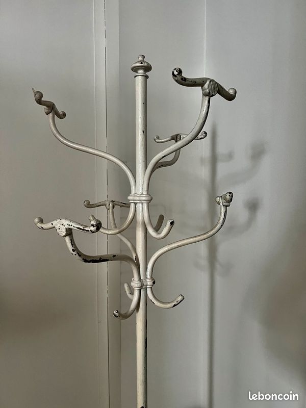 Ancien patère porte manteau mural ange en fonte - Décoration