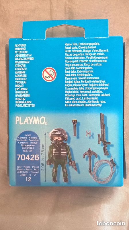 Playmobil Policier unité spéciale (image 2)