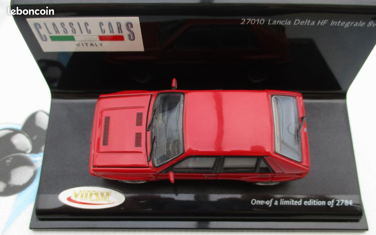 Miniature Vitesse 1/43 Lancia Delta HF Integrale 8V - #11 Cerrato/Vasino, Neuve