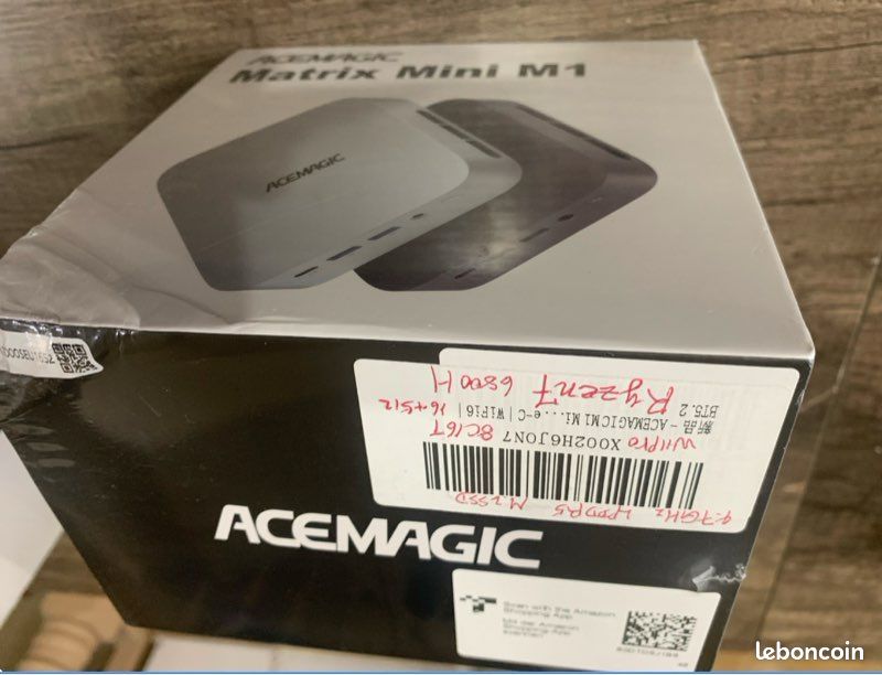 Matrix Mini M1 Mini PC - AMD Ryzen 7 6800H (8C/16T, jusqu'à 4,7 GHz), Mini Ordinateur de Bureau 16Go LPDDR5 512Go M.2 SSD, Mini Computer avec Écran Triple écran 4K/ WiFi 6/ BT 5.2/ W11 Pro (image 1)