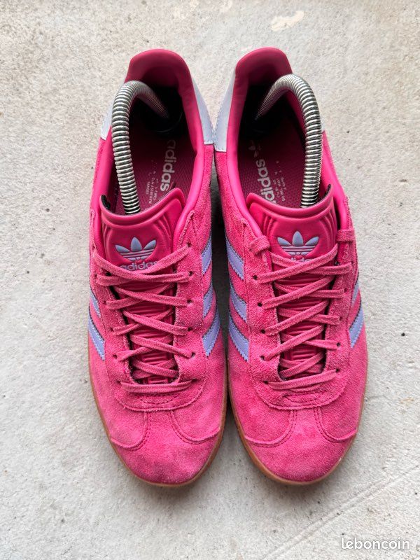 Adidas gazelle rose et bleu clair taille 38 (image 3)
