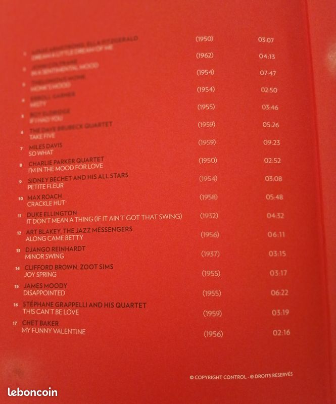 2 CD - Le Jazz et les français - Paris Match (image 11)