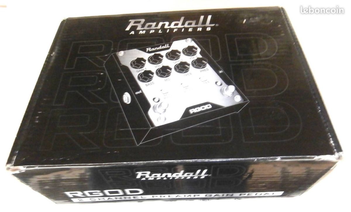 Vend pédale RANDALL RGOD - 2 channels preamp pedal (image 6)