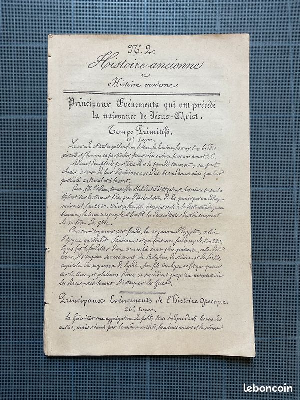 Trois livrets anciens en police manuscrite : leçons numéros 25 à 100 (image 2)