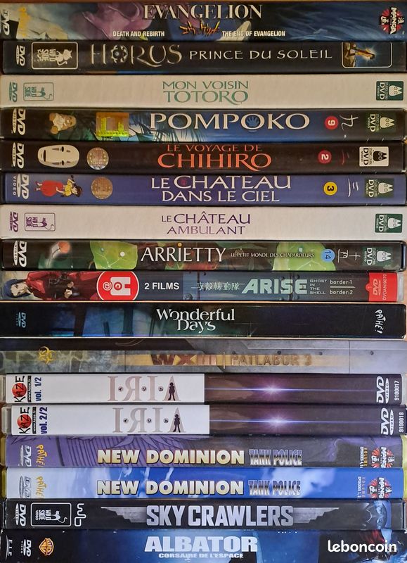 1 lot de 16 dvd MANGA (image 2)