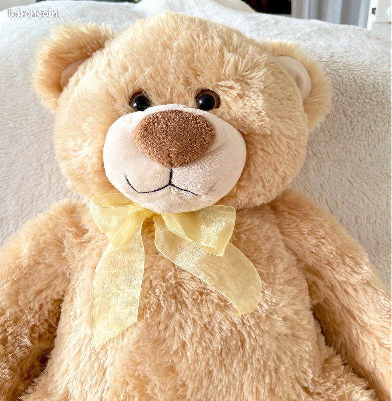 Peluche Ourson Grand Modèle - Beige (image 2)