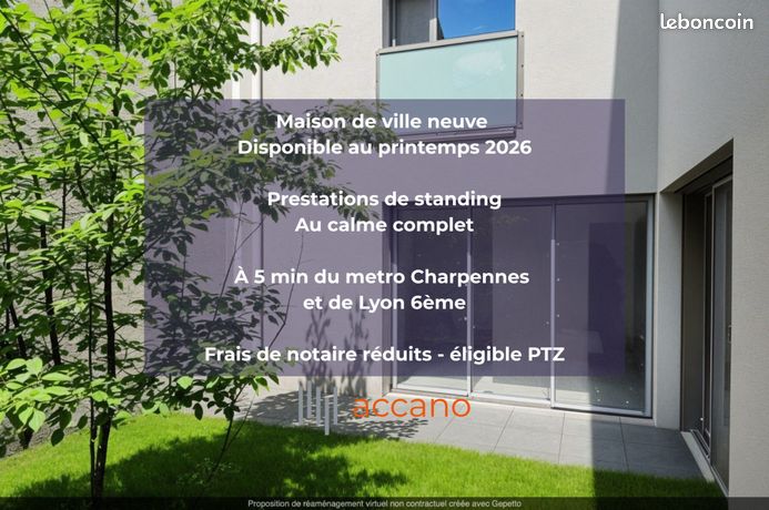 Maison de ville 4 pièces 85 m² — 1