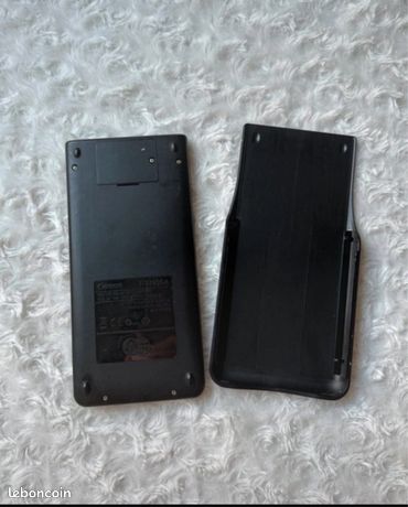 Calculatrice De Bureau Canon WS-1610T - 16 Chiffres, Fonctions Fiscales, écran LCD Inclinable - Noir