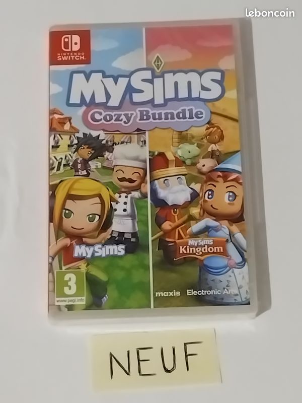 Lot De Jeux Nintendo Switch Sous Blister - Dont Leo Le Chat Pompier (PEGI 3)