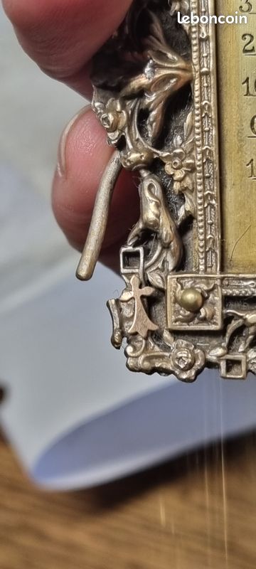 Rarissime thermomètre Ancien Croix en Or (image 6)