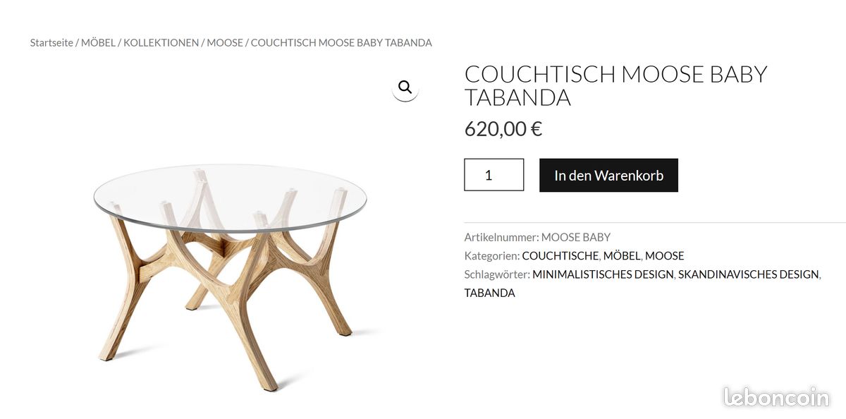 Table basse design Moose de Tabanda (image 7)