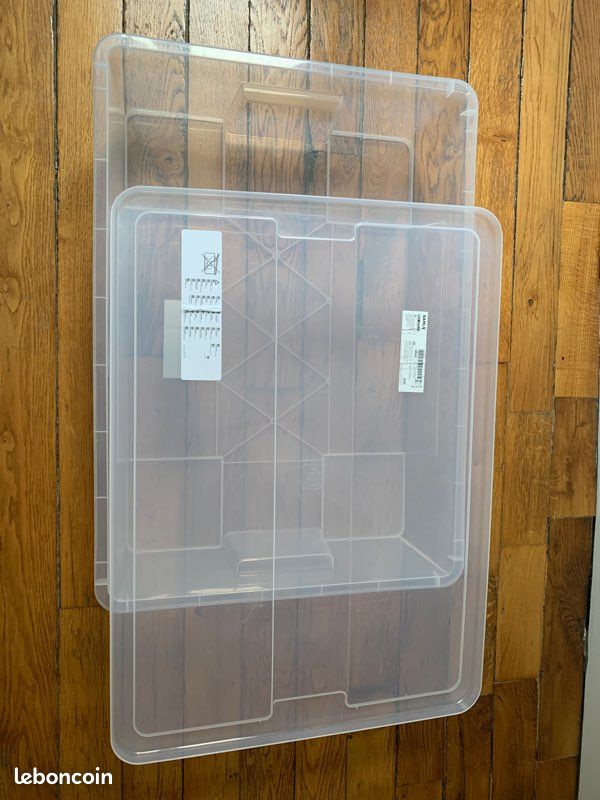 Boîte plastique IKEA 76 * 55 (image 1)
