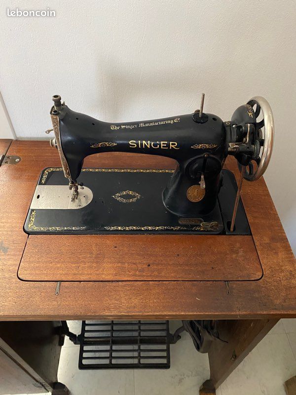 Machine à coudre vintage Singer (image 4)