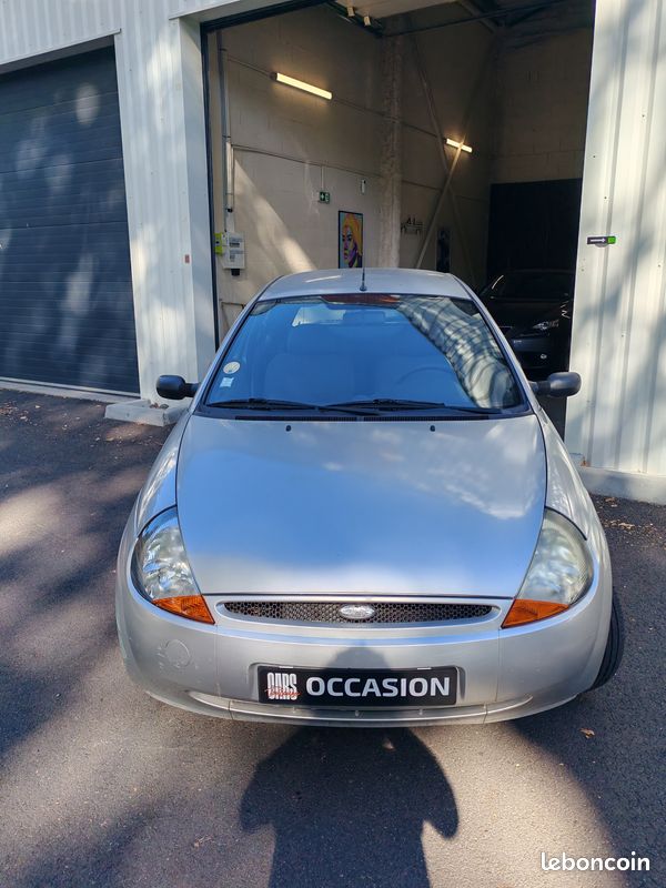 FORD KA 1.3 60ch - GRIS - 29/01/2001 - 117 100 KM - 3 490 - Garantie 3 mois incluse - Idéal ville ou jeune conducteur (image 2)