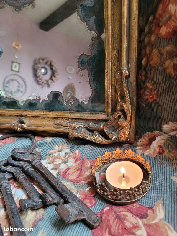 Miroir shabby ancien (image 1)