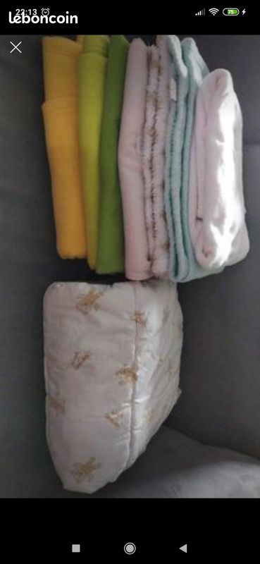 Lot de plaids + couette bébé (image 1)
