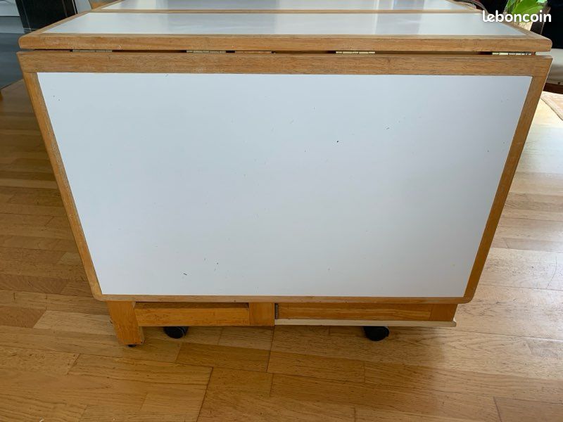Table pliante bois- 4 chaises (image 4)