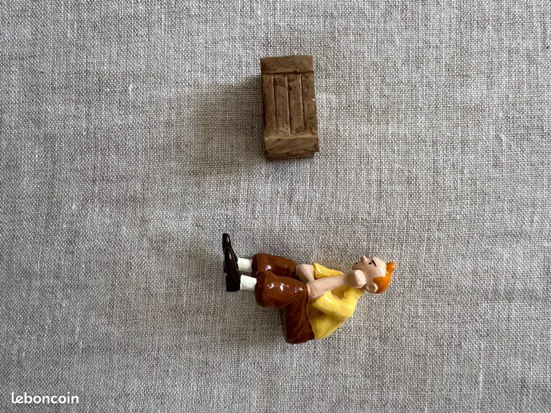 TINTIN lot de 2 figurines pub anciennes Heimo Les DUPONT & DUPOND TINTIN lot de 2 figurines pub anciennes Heimo Les DUPONT & DUPOND
