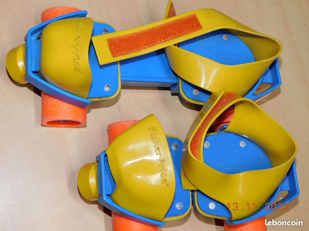 Jouet Patin Roulette Fisher Price Vintage Patin à Roulette Fisher