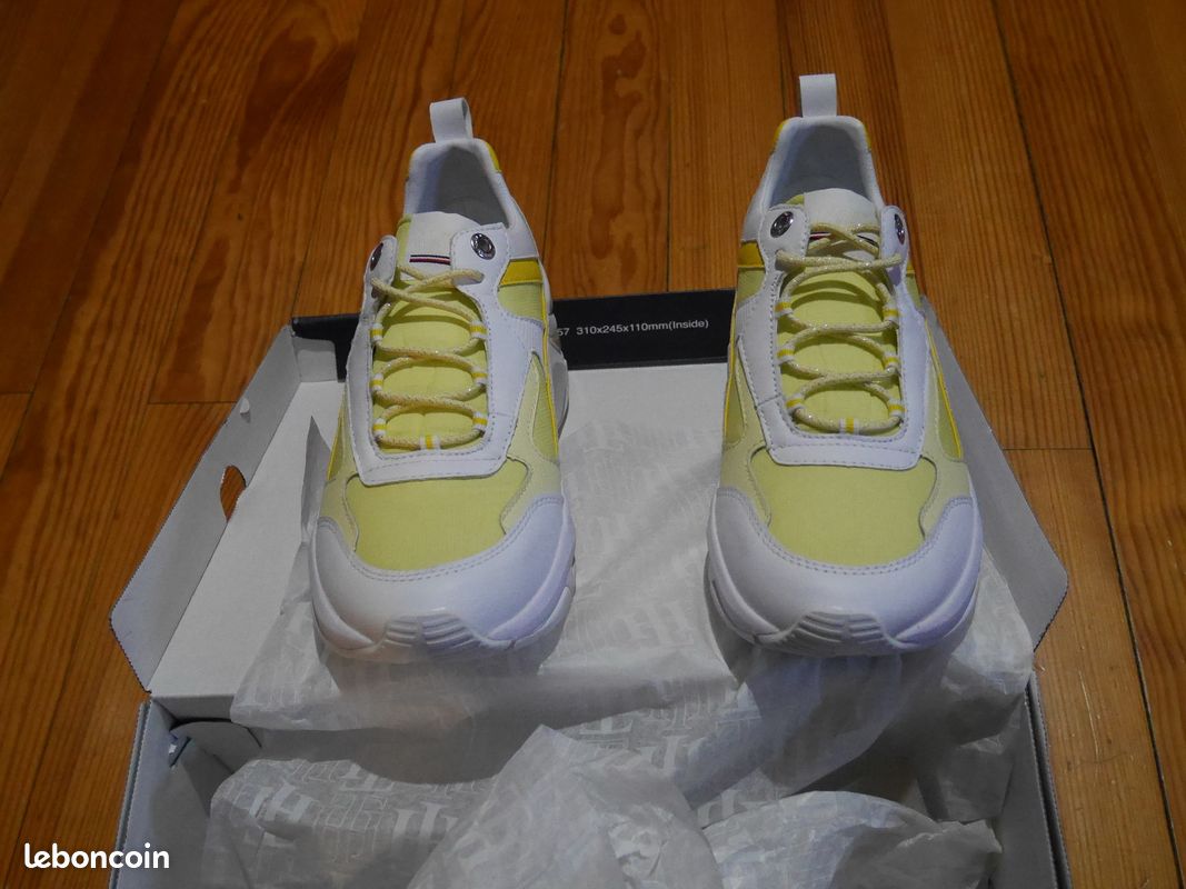 Tommy Hilfiger Sneakers blanc/jaune (image 8)