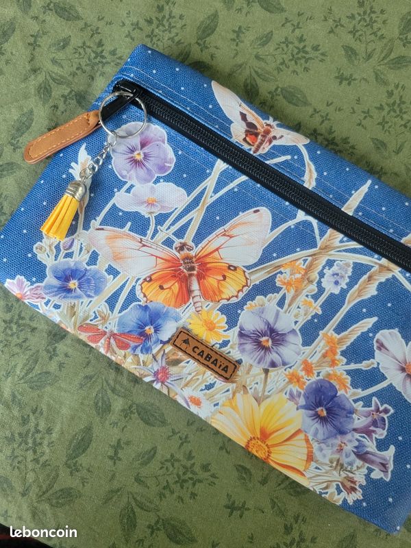 Sac à Dos Cabaïa Taille L Imprimé Fleurs - Édition Limitée Markt - Neuf