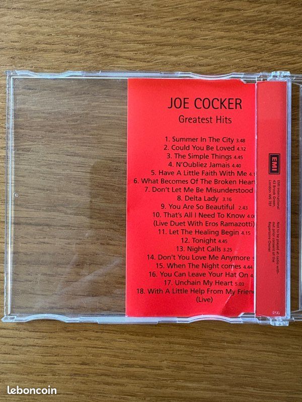 Cd joe cocker exclusif édition limite (image 2)
